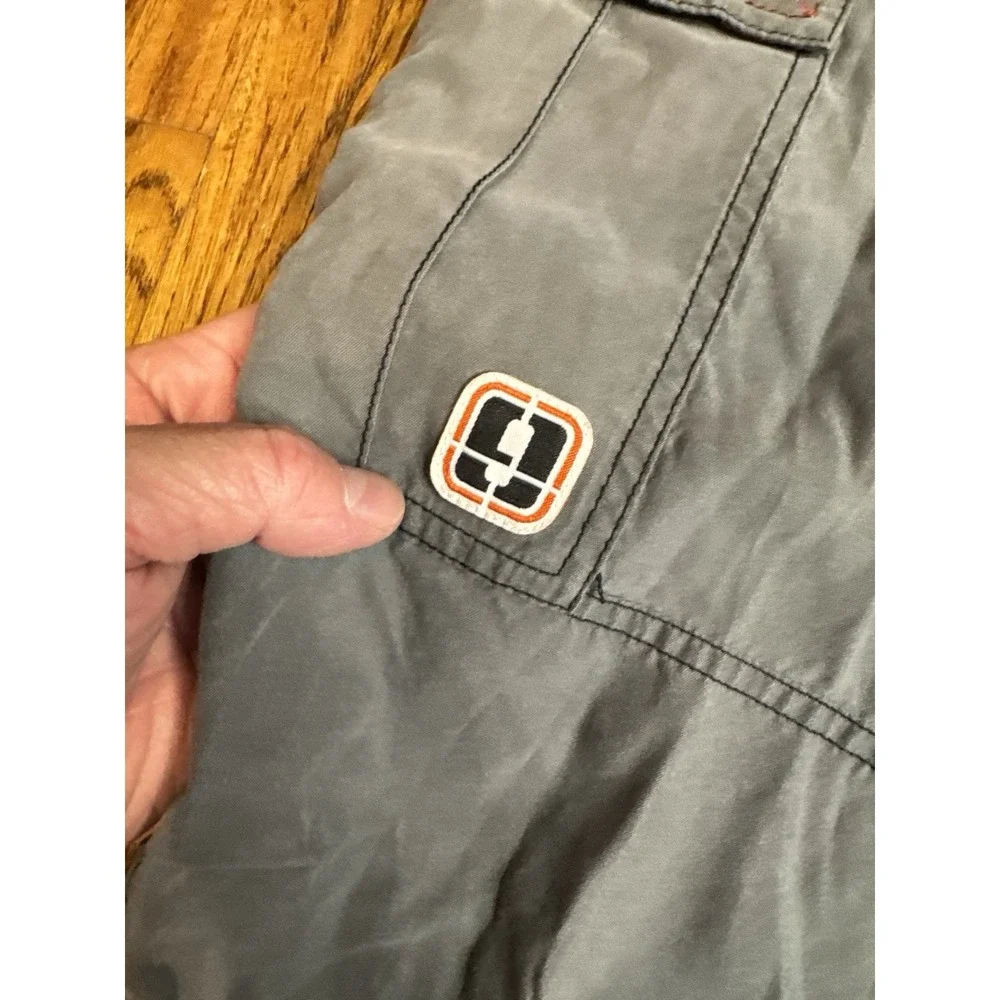 Vintage Trans Nine Raver Cargo Pants Baggy Techwear Y2K Size M Grey - Picture 2 of 13